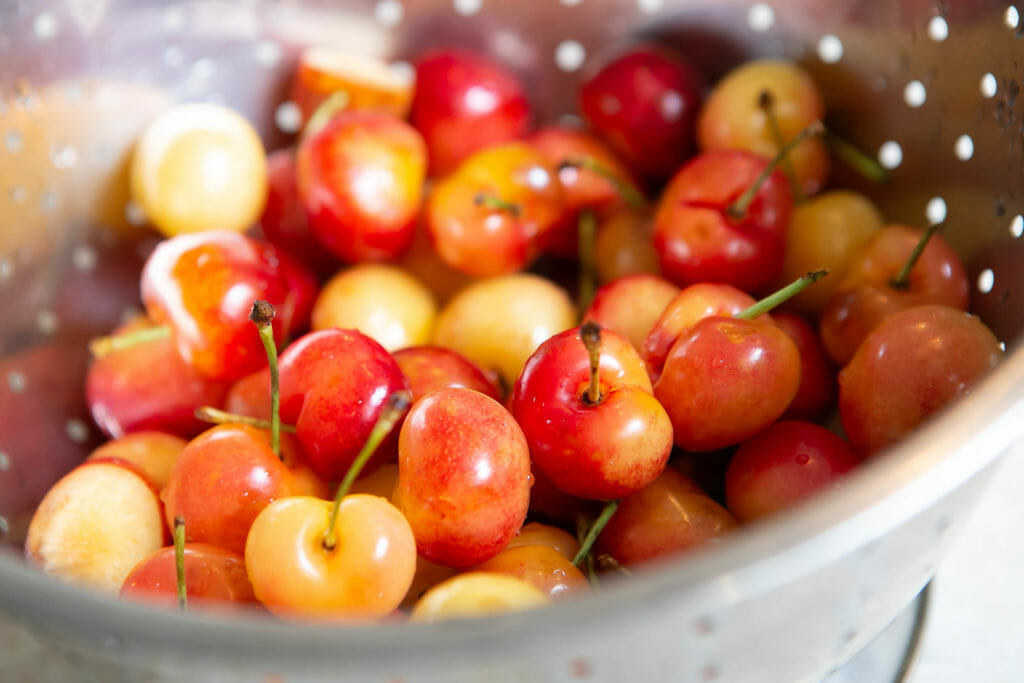 3 Ingredient Cherry Coconut "Cream" | Elyse Prince