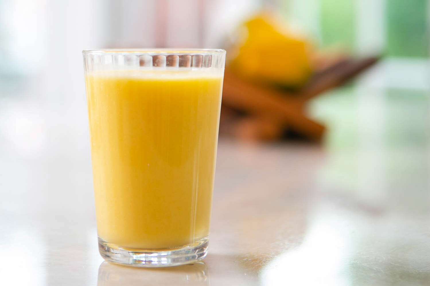 3 Ingredient Mango Lassi Smoothies | Elyse Prince